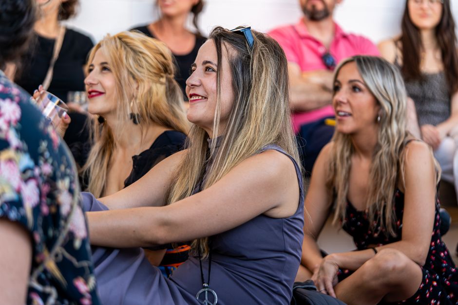 Audience in a small venue